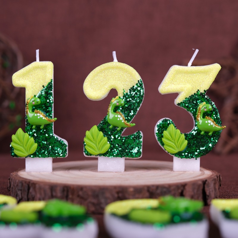 Silk Candle - New 0-9 Number Birthday Candles original
