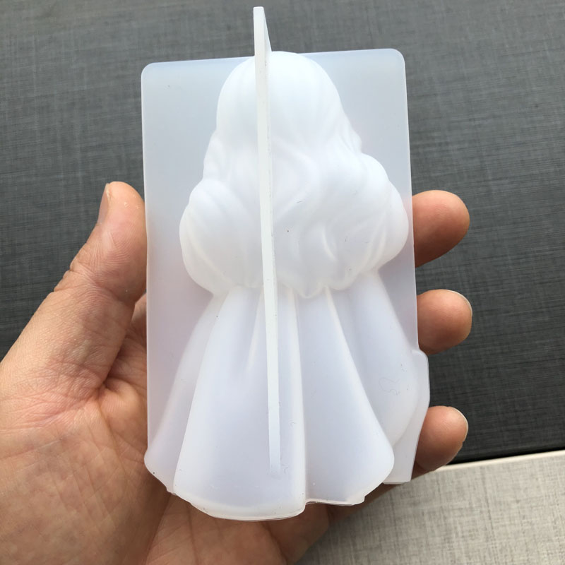 3D Cute Princess Silicone Cand - Candle Molds 评论和价格