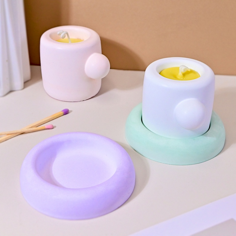 3D Mug With Coaster Silicone M - Candle Containers 评论和价格