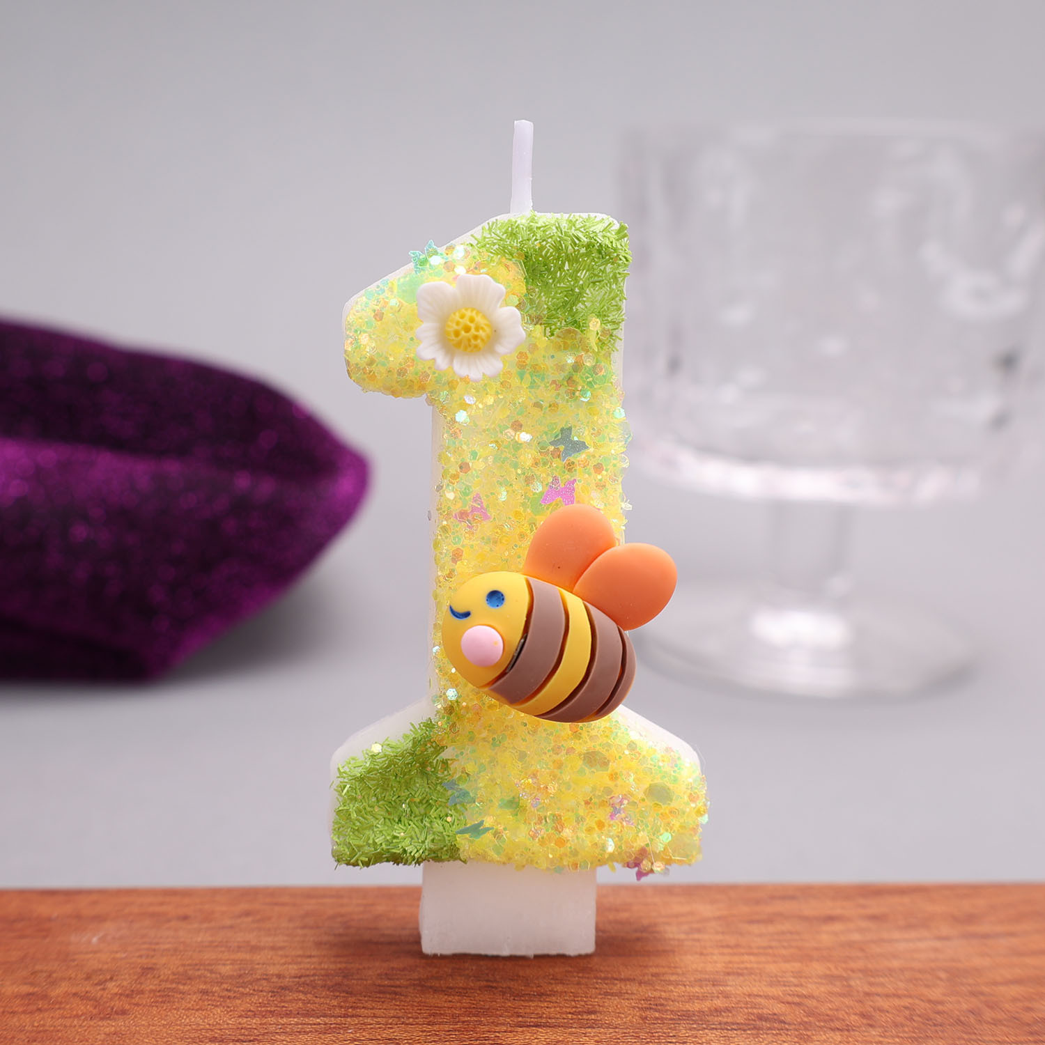 Yellow-Green Digital Candles,  - Silk Candle 评论和价格