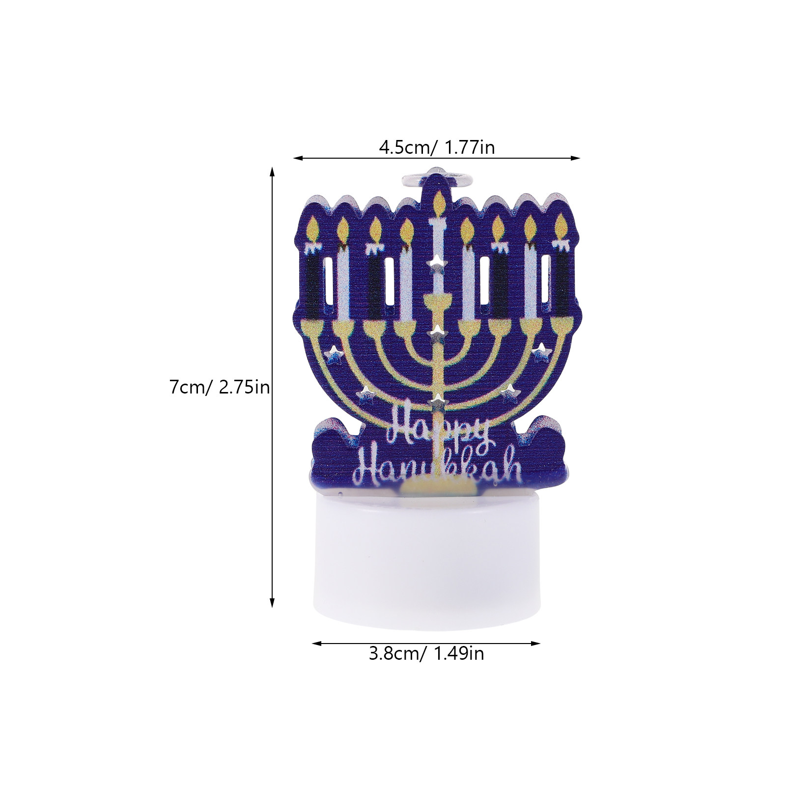 Iron LED Flameless Hanukkah Ca - Paraffin Wax 评论和价格