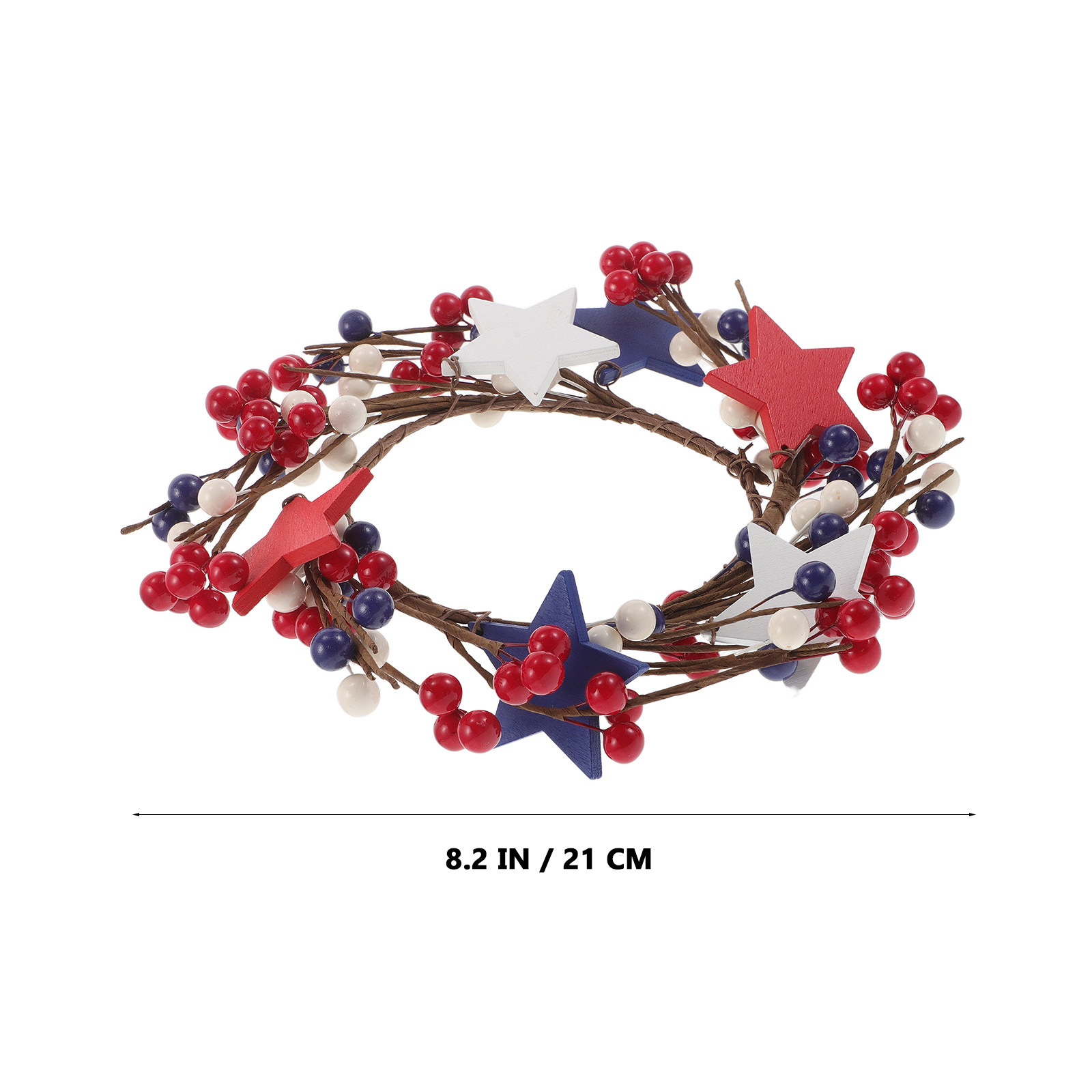 4Th of -Pointed Star Ring Red  - Paraffin Wax 评论和价格