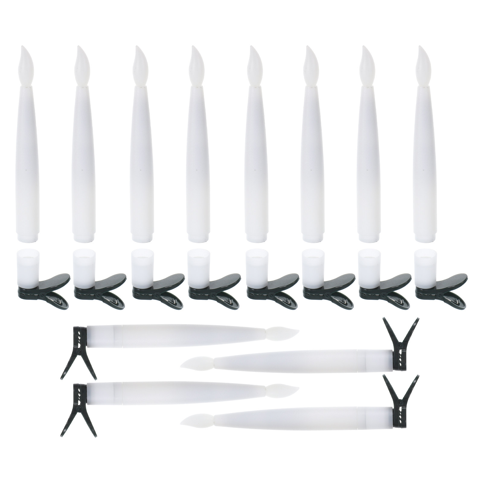 12Sets LED Christmas Tree Cand - Paraffin Wax 评论和价格