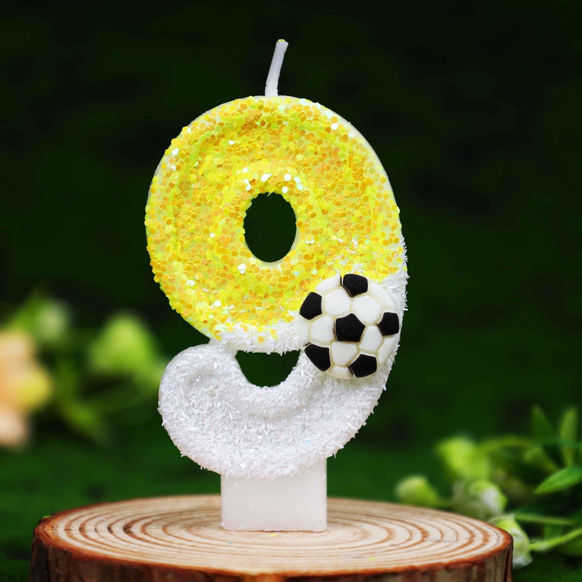 Yellow White Sequins Sports Fo - Silk Candle 评论和价格