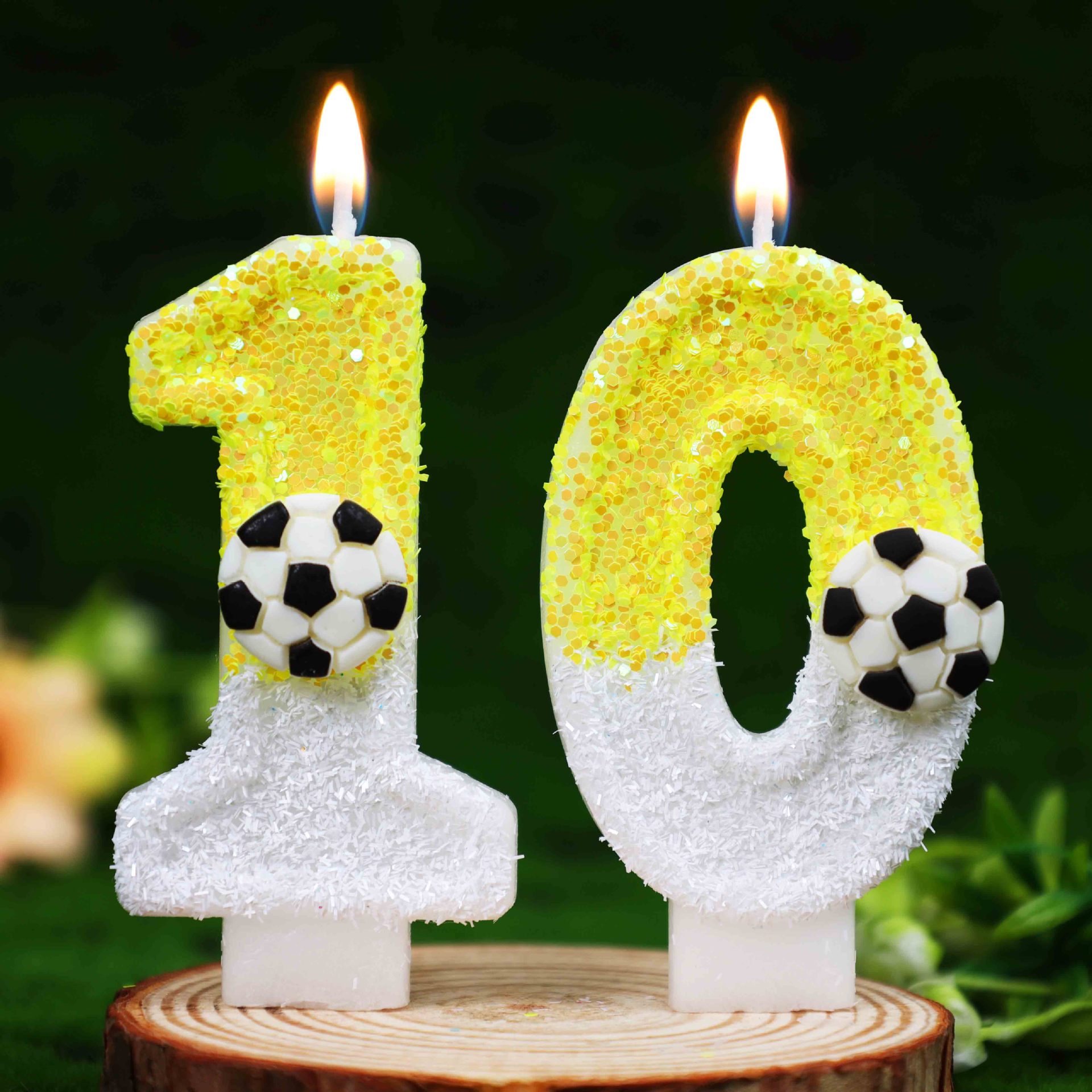 Yellow White Sequins Sports Fo - Silk Candle 评论和价格