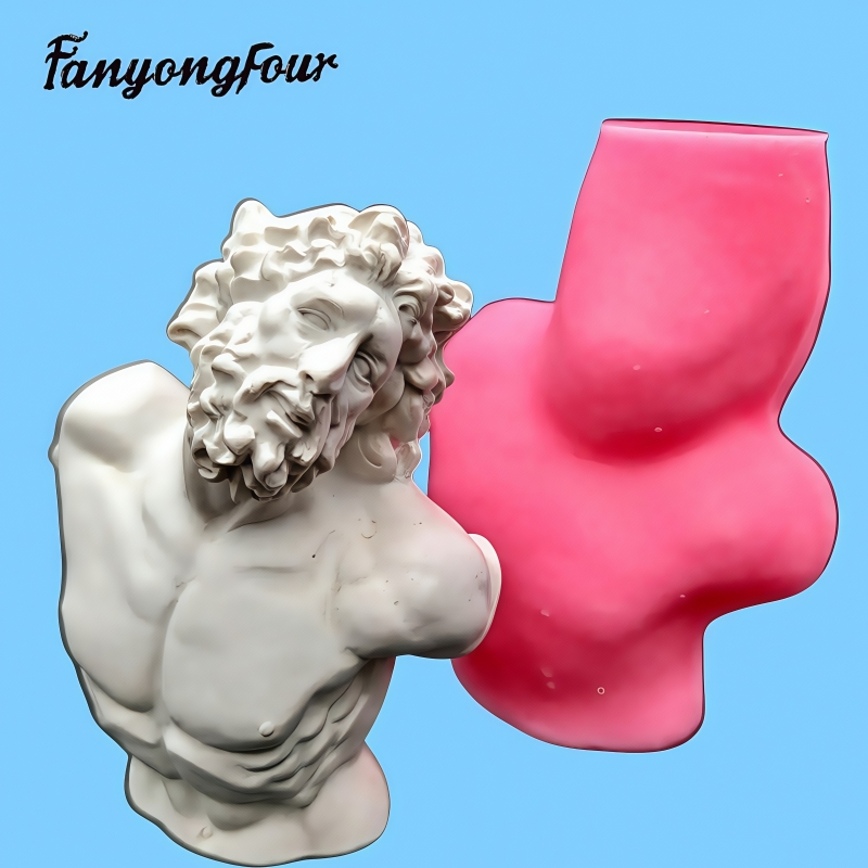 Laokong half body silicone mol - Candle Molds 评论和价格