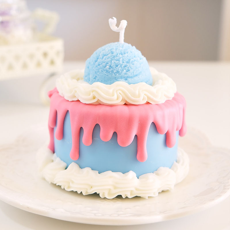 Cake Shape Scented Candles Cre - Soy Wax 评论和价格