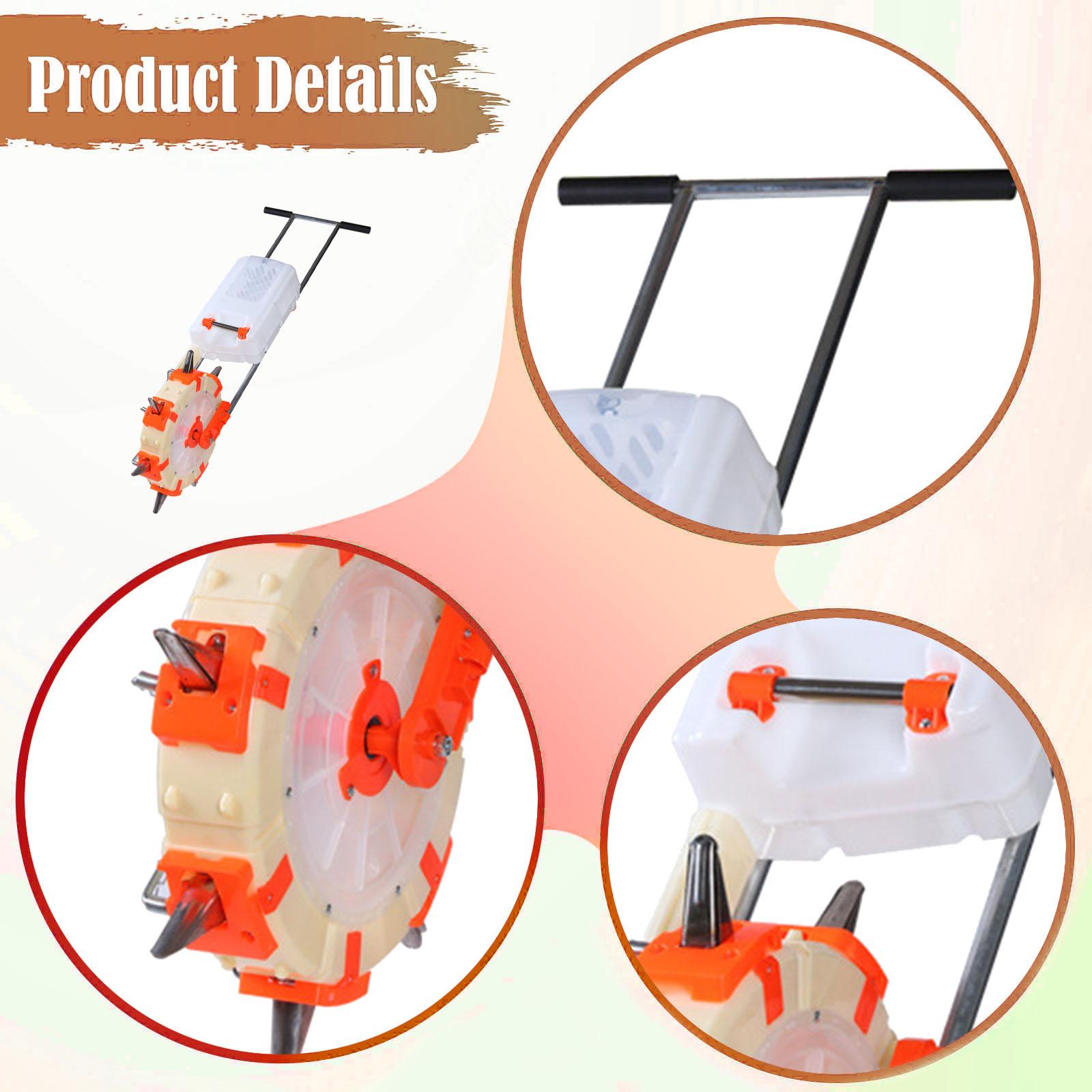 Hand Push Seeder Fertilizer, C - Soy Wax 评论和价格