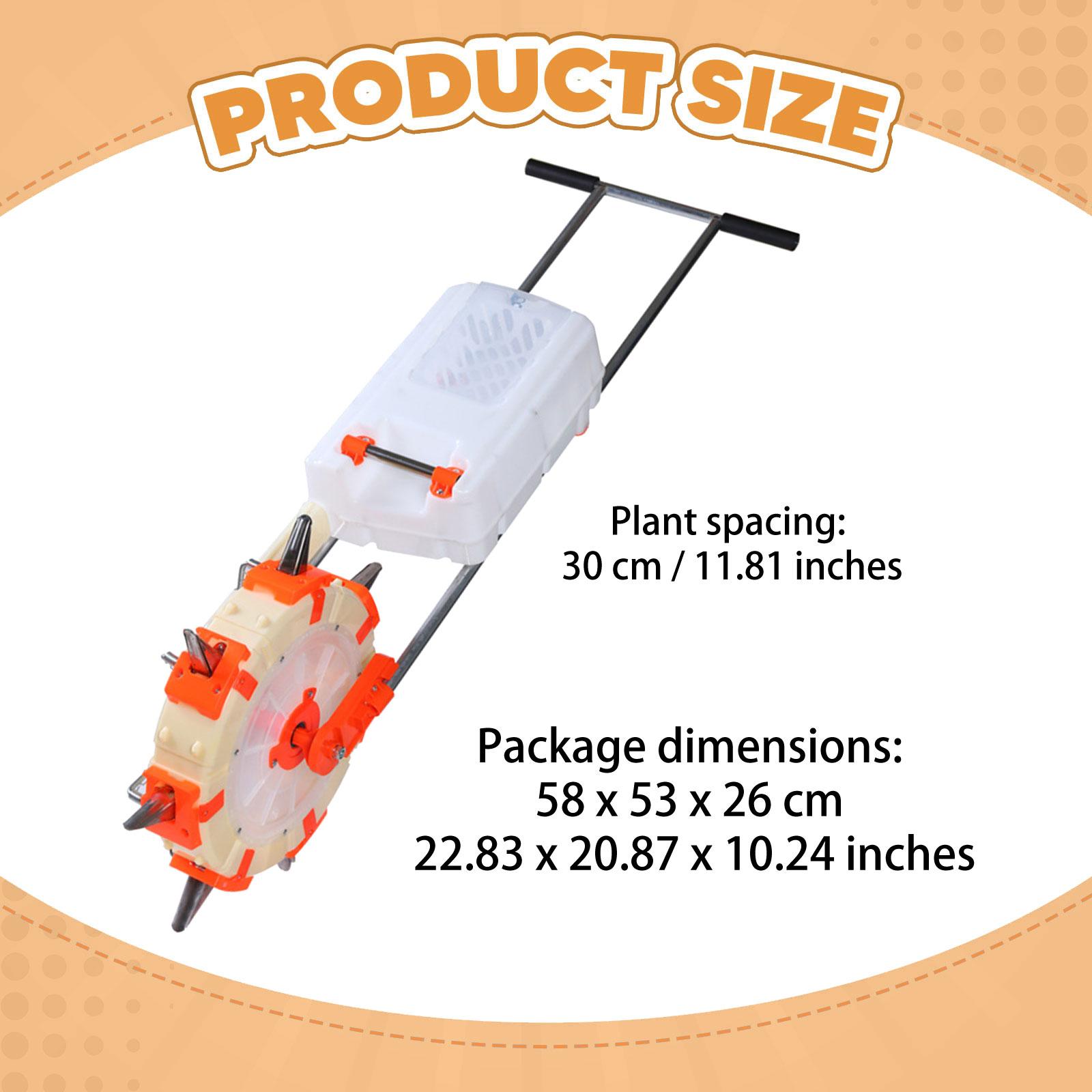 Hand Push Seeder Fertilizer, C - Soy Wax 评论和价格