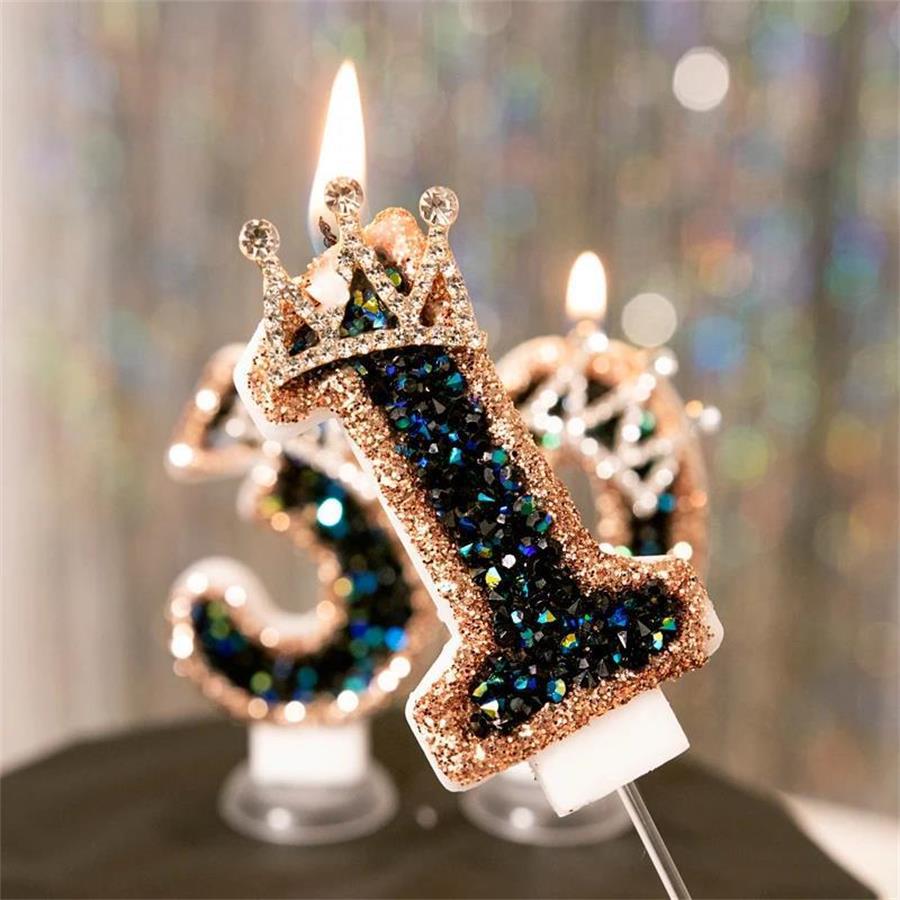 1pc Number 0-9 Birthday Candle - Paraffin Wax 评论和价格